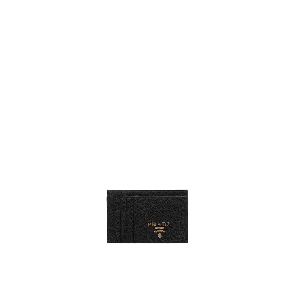 Porte-cartes en cuir Prada