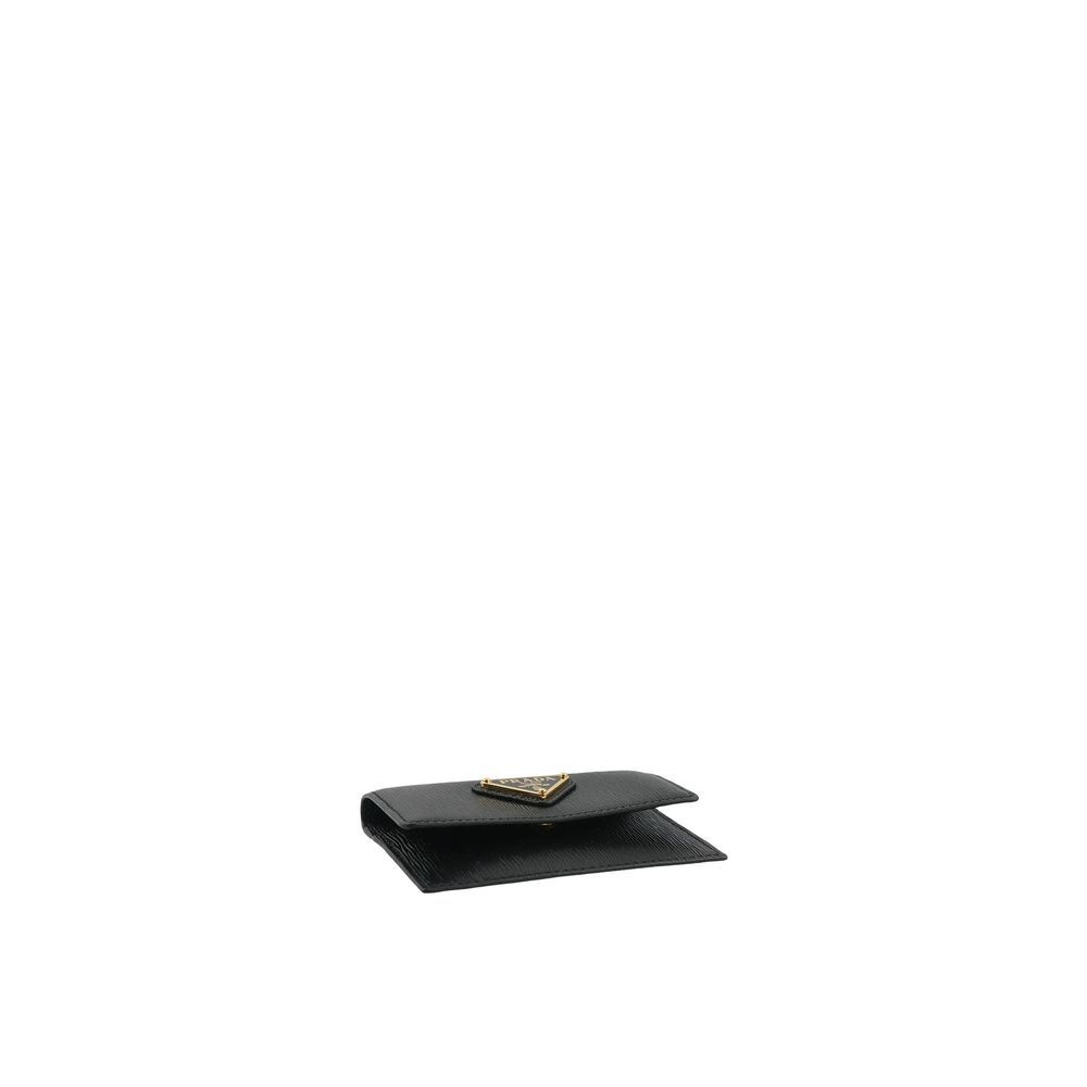 Porte-cartes en cuir Prada