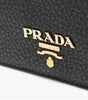 Prada Logo Leather Card Holder