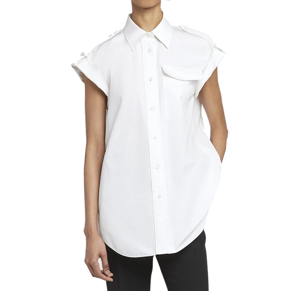 Chemise en coton Alexander McQueen