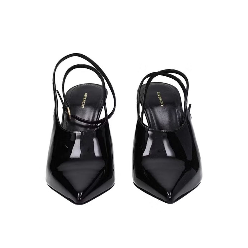 Escarpins à bride arrière en cuir Givenchy