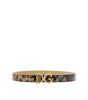 Ceinture en cuir avec logo Dolce &amp; Gabbana