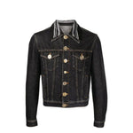 Versace Medusa Motif Denim Jacket