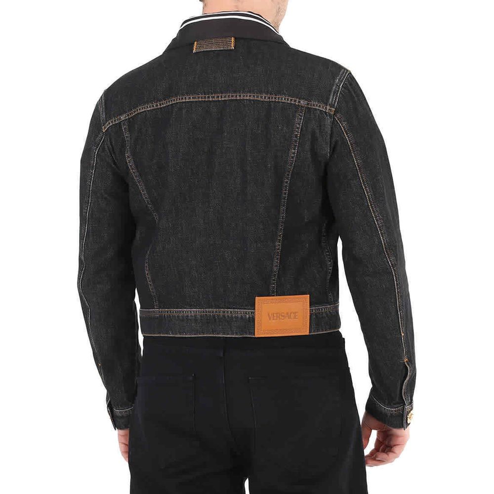 Versace Medusa Motif Denim Jacket