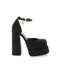 Versace Silk Satin Platform Pumps