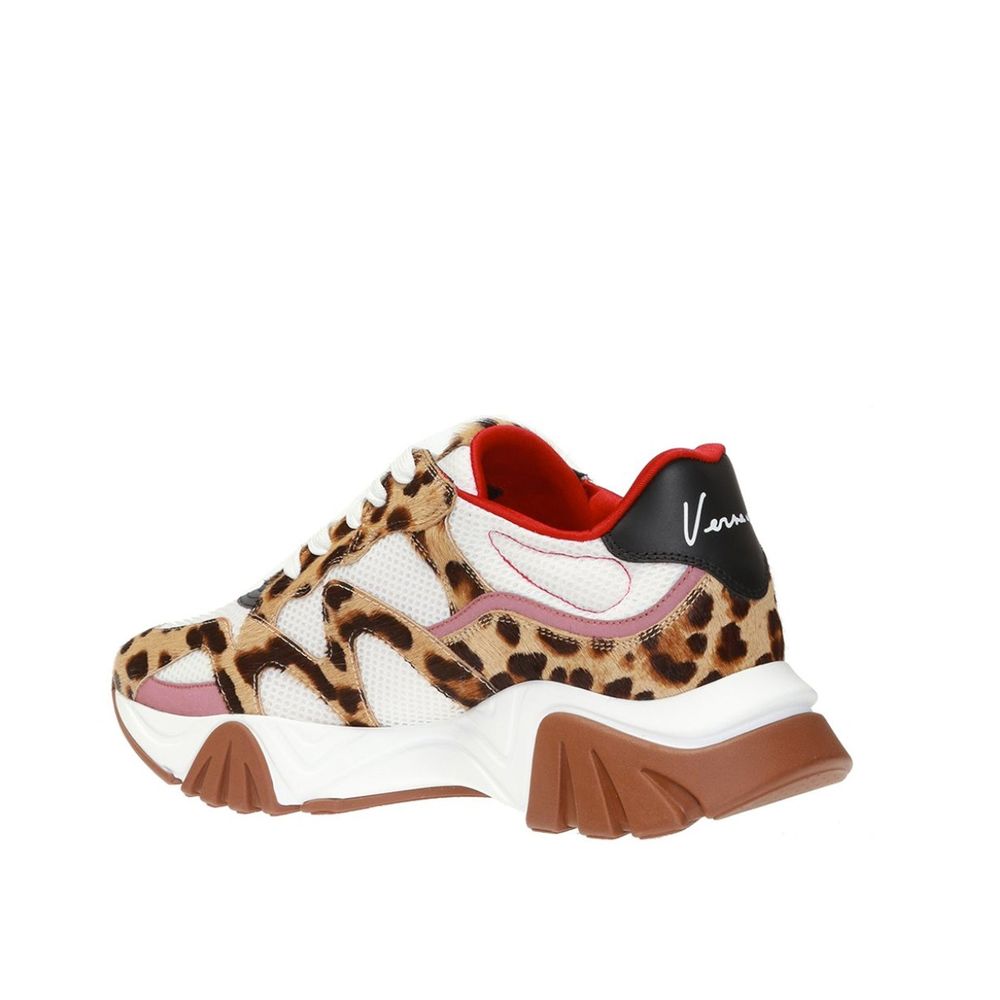 Baskets Versace Squalo léopard