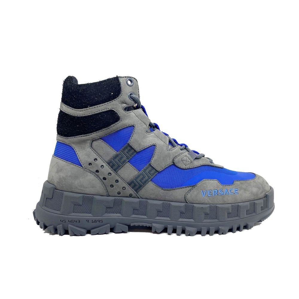 Bottes de randonnée en daim Versace