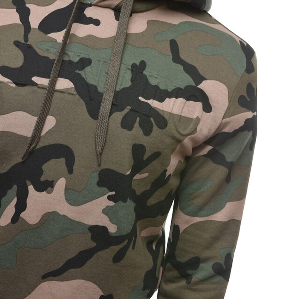 Valentino Camouflage Pattern Hoodie Sweatshirt