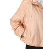 Jil Sander Blend Silk Zip-Up Hooded Jacket