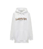 Sweat à capuche surdimensionné avec logo Lanvin