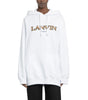Sweat à capuche surdimensionné avec logo Lanvin