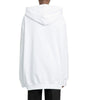 Sweat à capuche surdimensionné avec logo Lanvin