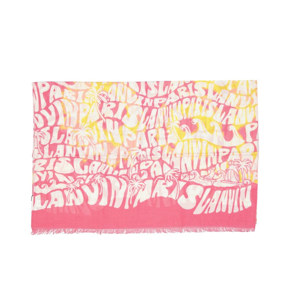 Lanvin Wool Printed Scarf