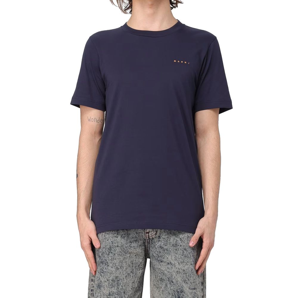 T-shirt en coton avec logo Marni
