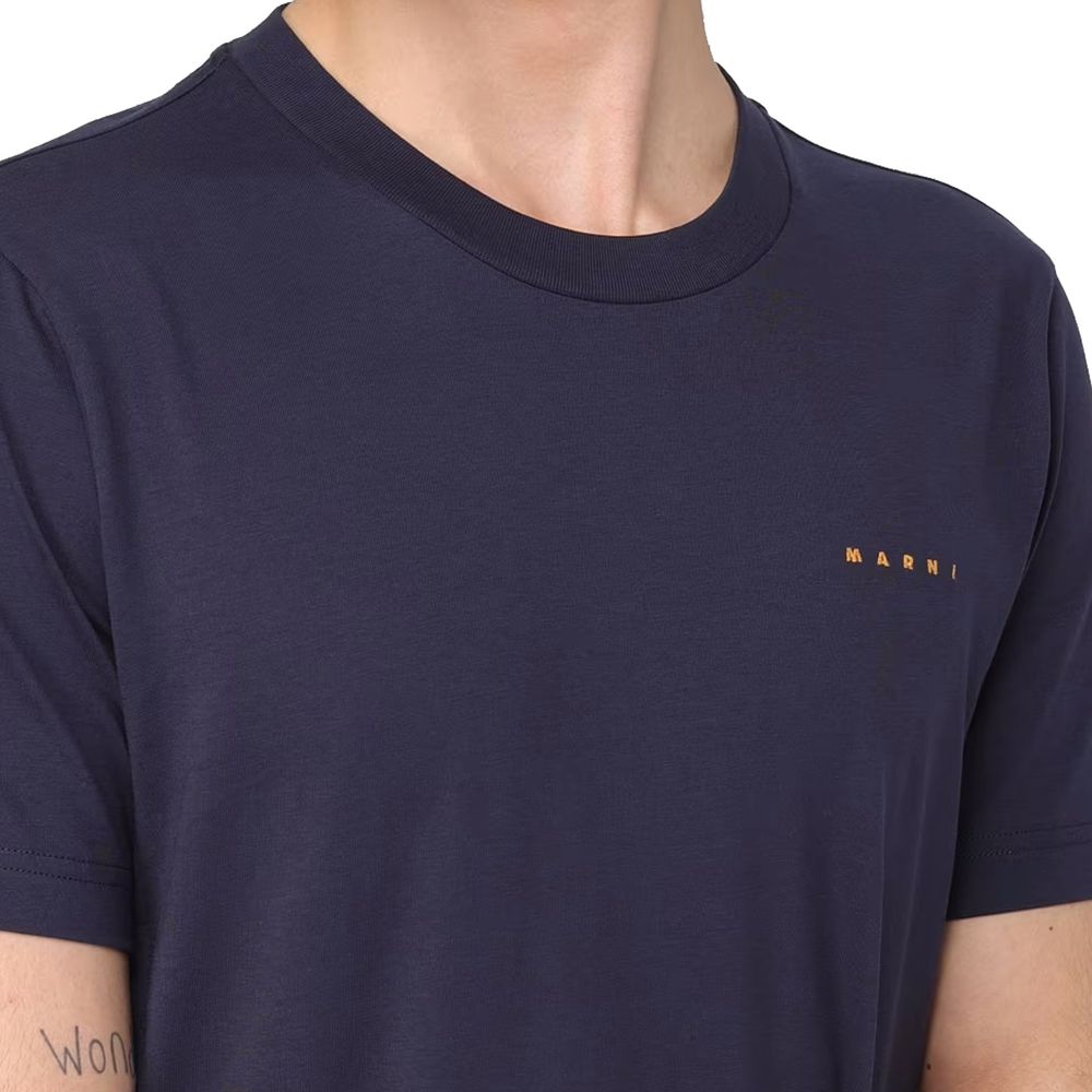 T-shirt en coton avec logo Marni