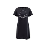 Mini-robe en coton avec logo Moncler