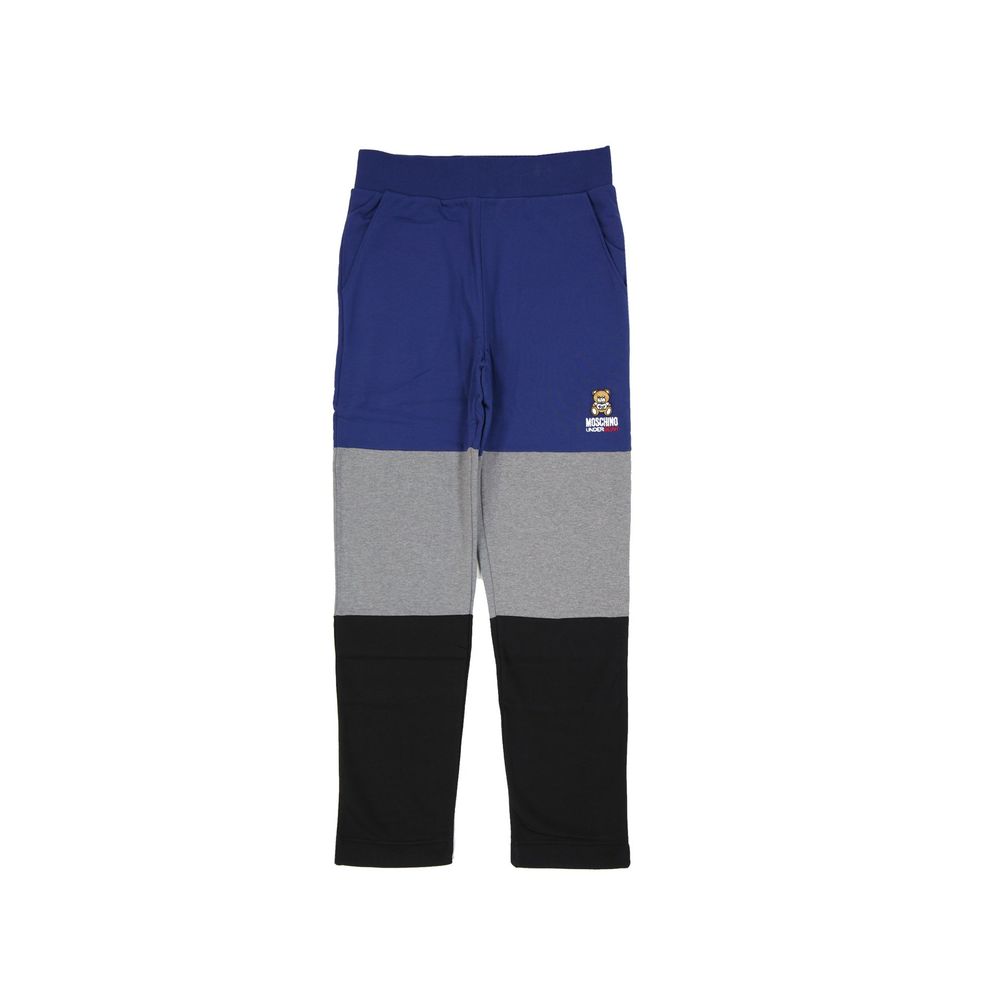 Pantalon de survêtement en coton avec logo Moschino