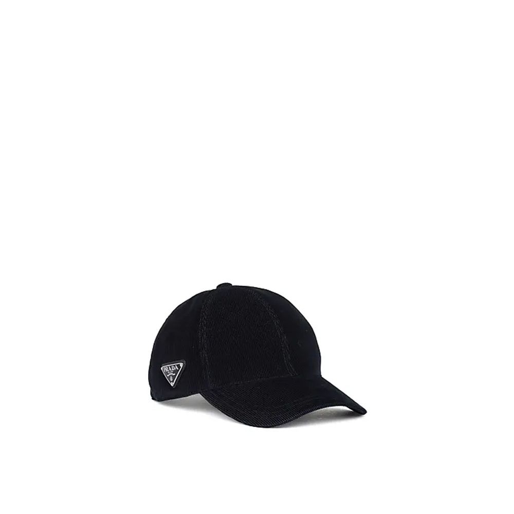 Chapeau Prada en coton côtelé