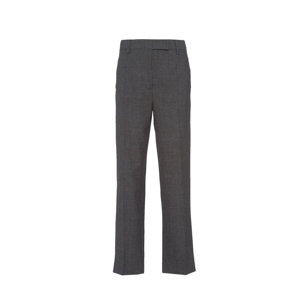 Pantalon en laine Prada