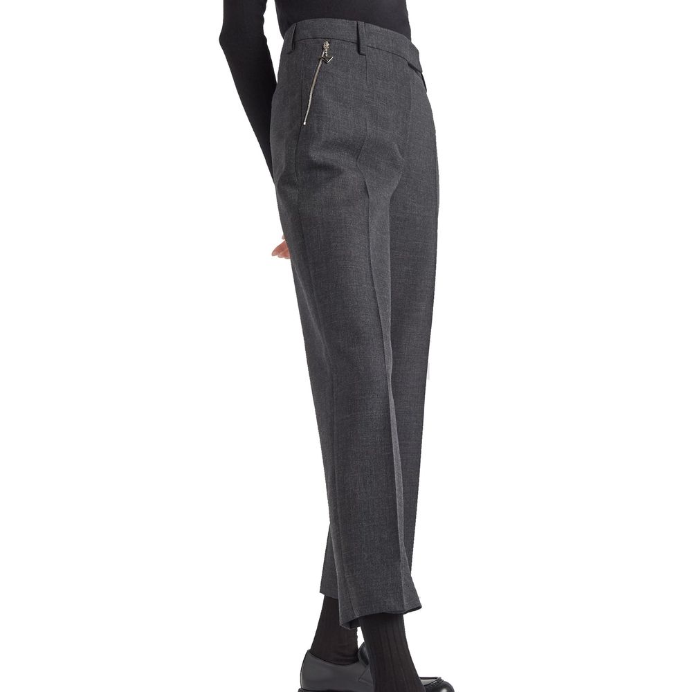 Pantalon en laine Prada
