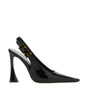 Escarpins à bride arrière en cuir Saint Laurent « Dune »