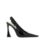 Escarpins à bride arrière en cuir Saint Laurent « Dune »