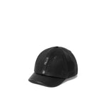 Casquette En Cuir Cassandre Saint Laurent