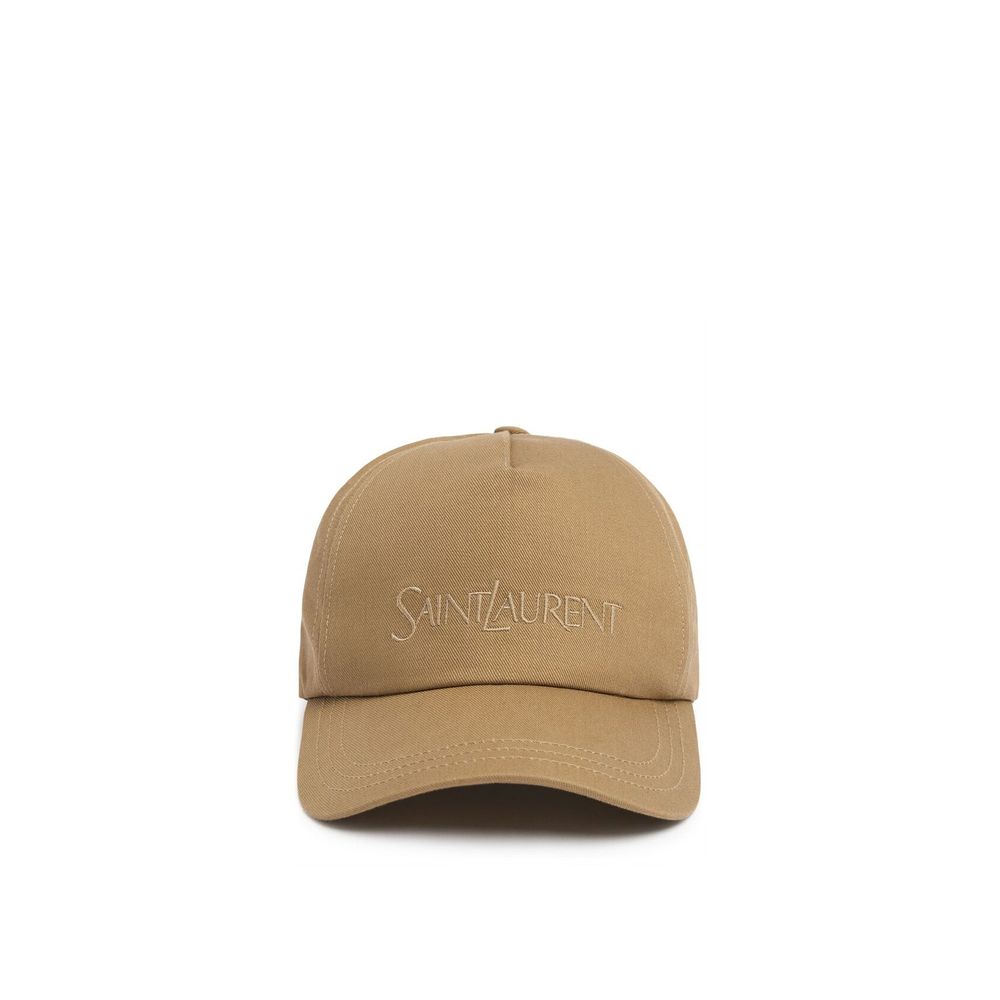 Casquette de baseball en coton Saint Laurent