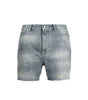 Short California en denim Saint Laurent Destroyed