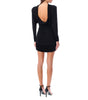 Saint Laurent Cowl Back Mini Dress