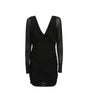 Saint Laurent Mini Draped Dress