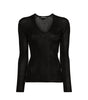 Tom Ford Sheer Fine-Ribbed Top