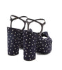 Saint Laurent Bianca Polka-Dot Sandals