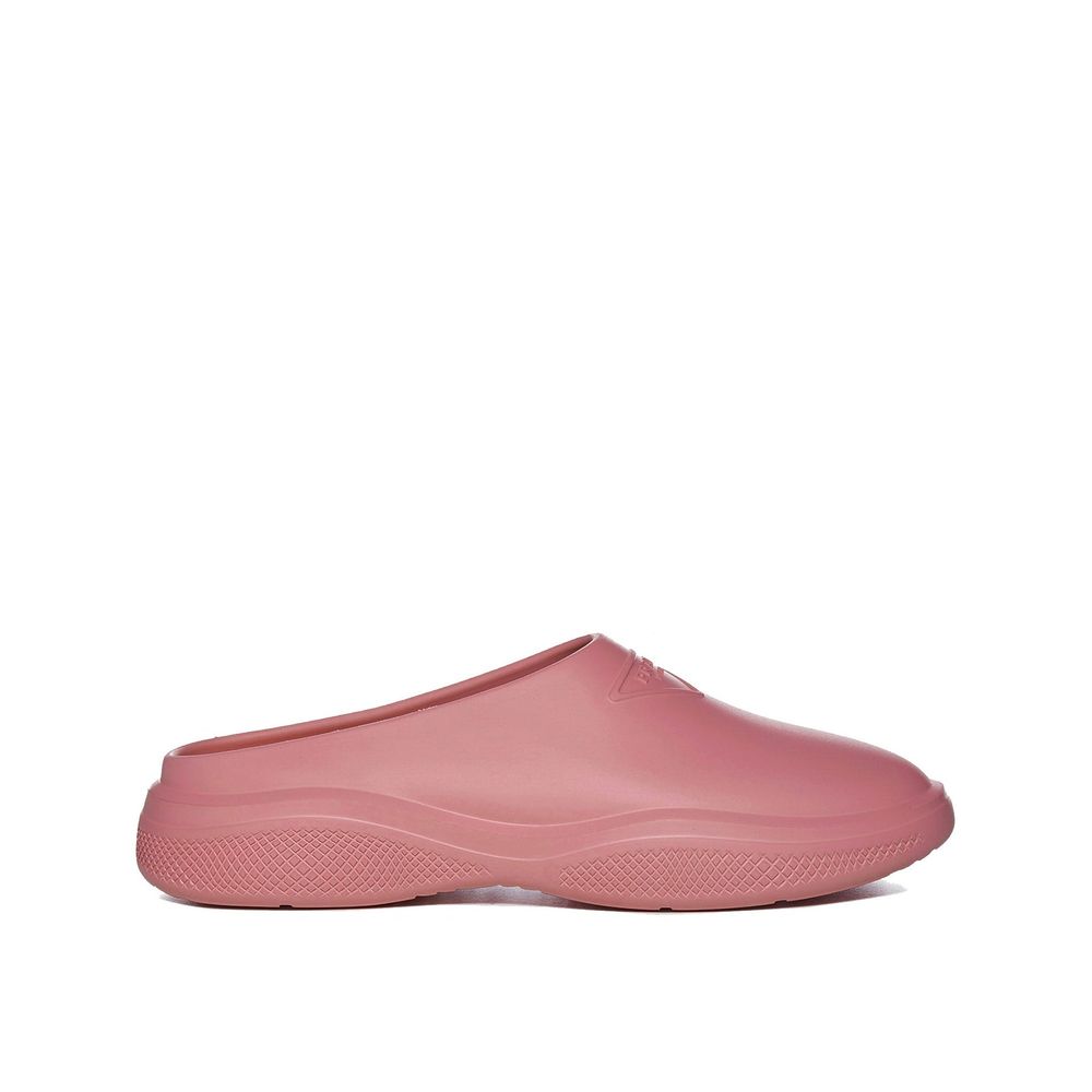 Mules en caoutchouc Prada Mellow