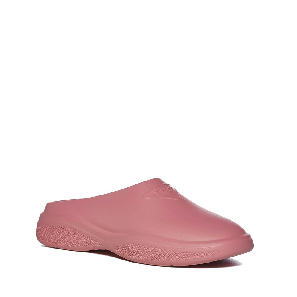 Mules en caoutchouc Prada Mellow