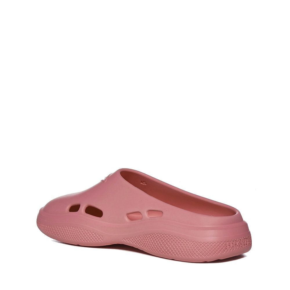 Mules en caoutchouc Prada Mellow