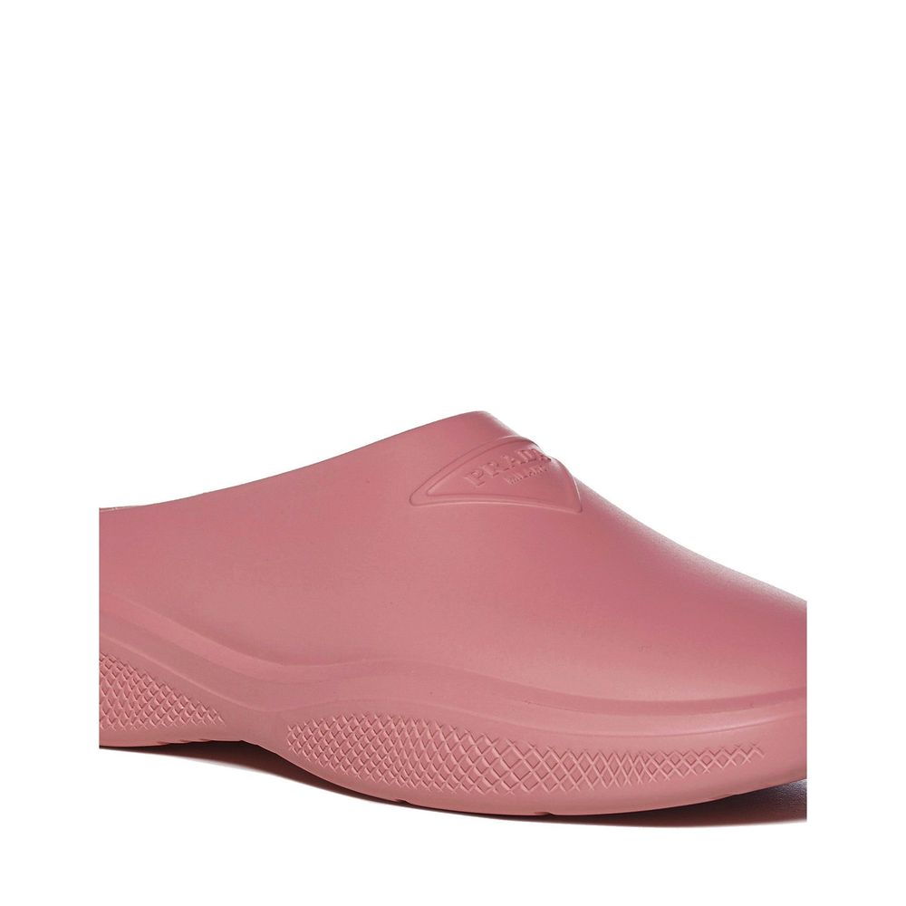 Mules en caoutchouc Prada Mellow