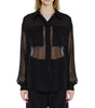 Saint Laurent Silk Crepe Muslin Shirt