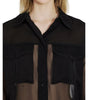 Saint Laurent Silk Crepe Muslin Shirt