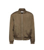 Saint Laurent Twill Teddy Bomber Jacket