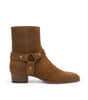 Saint Laurent Wyatt Harness Ankle Boots