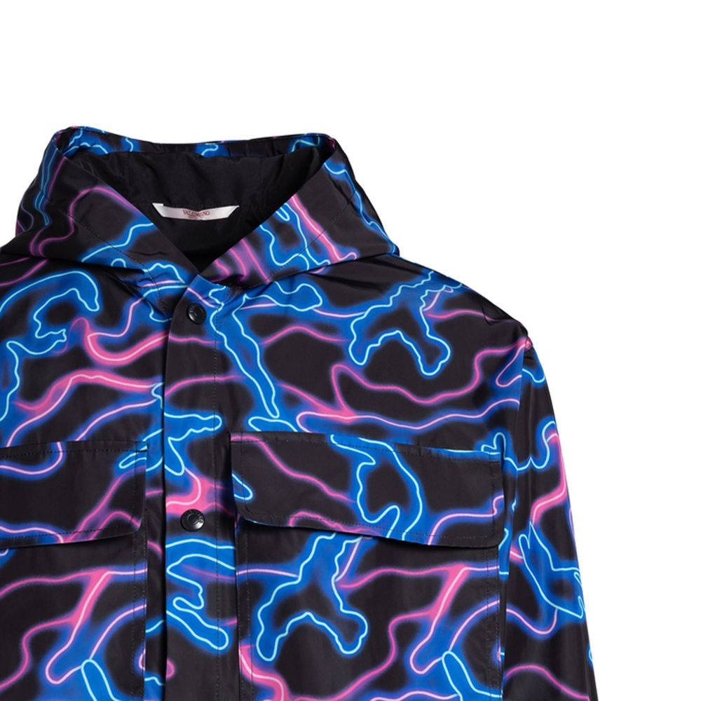 Valentino Printed Hooded Jacket