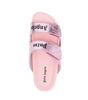 Palm Angels Leather Logo Sandals