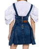 Mini-robe en jean Alexander McQueen