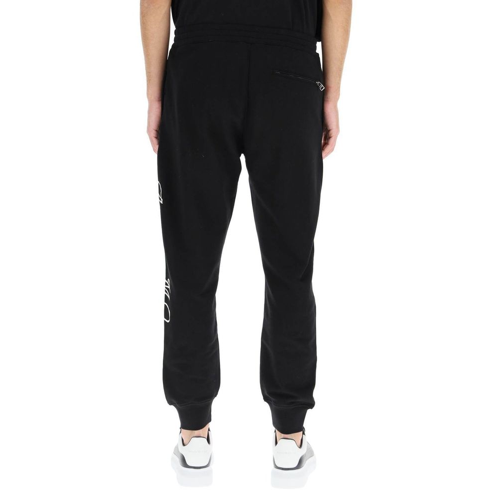 Pantalon en coton avec logo Alexander McQueen