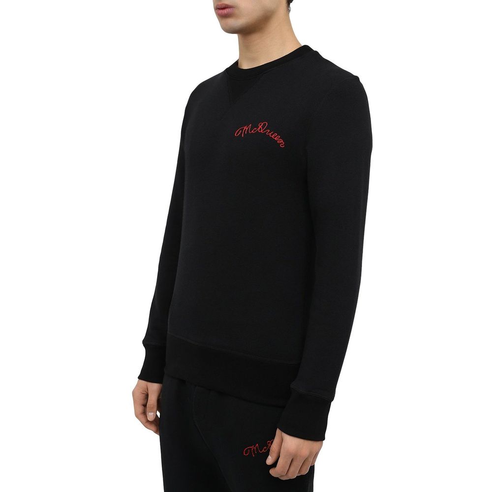 Sweat-shirt à logo Alexander McQueen