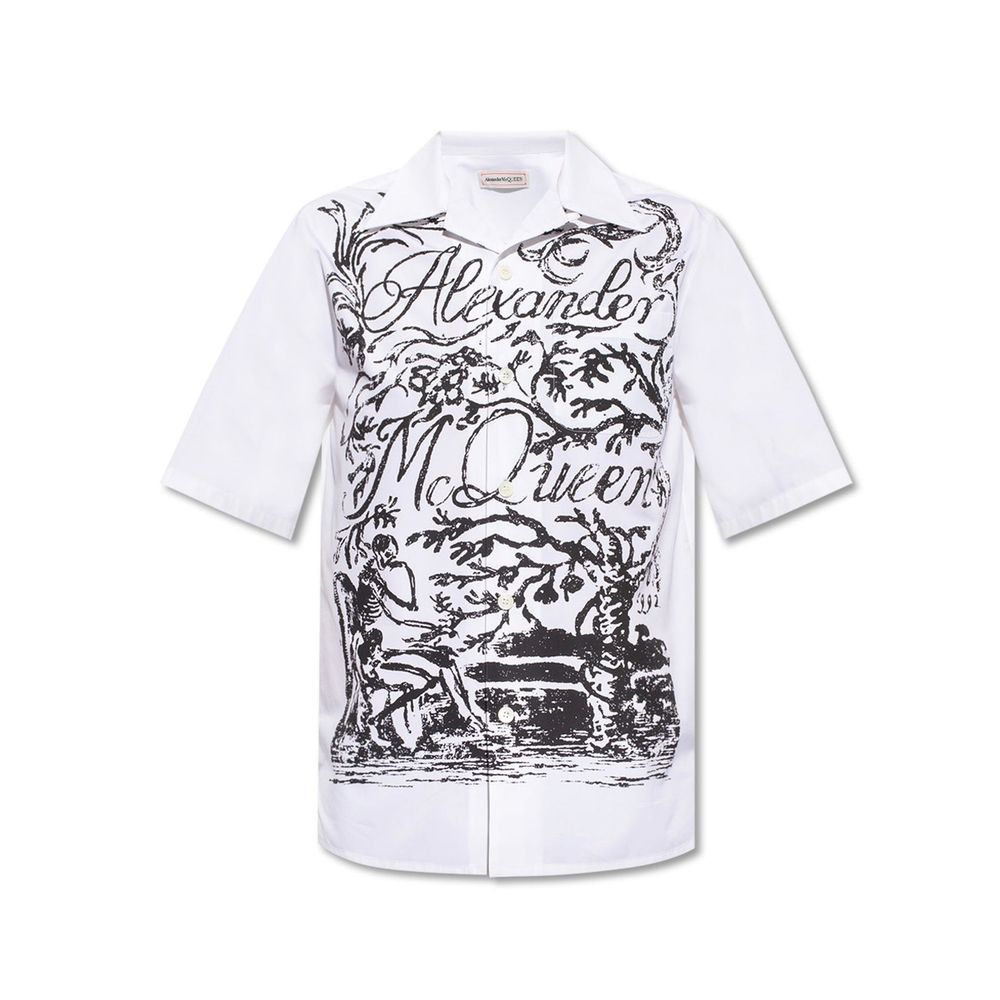 Chemise à manches courtes Alexander McQueen