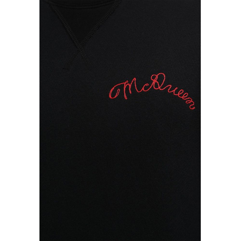 Sweat-shirt à logo Alexander McQueen