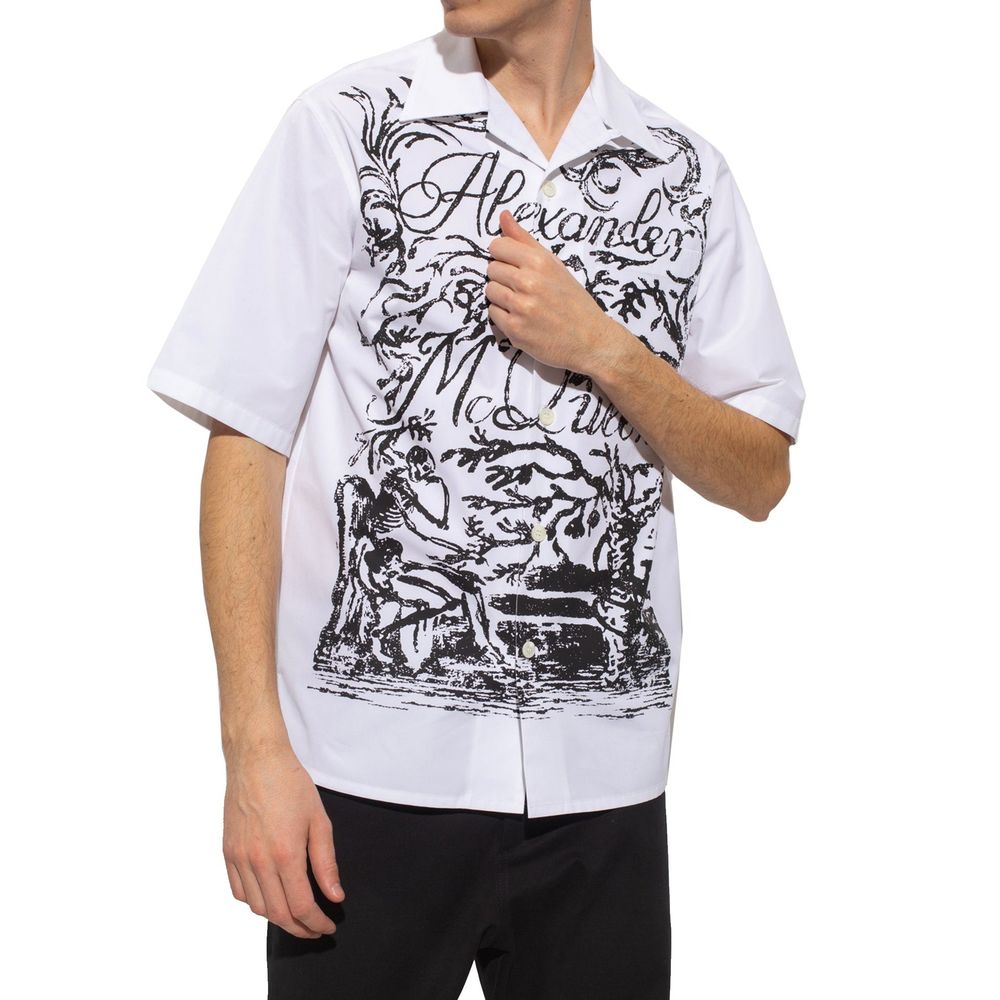 Chemise à manches courtes Alexander McQueen