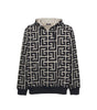 Balmain Monogrammed Hooded Sweatshirt